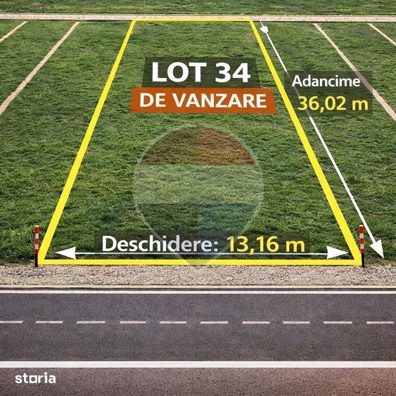 Teren de 474 mp, în Valu lui Traian