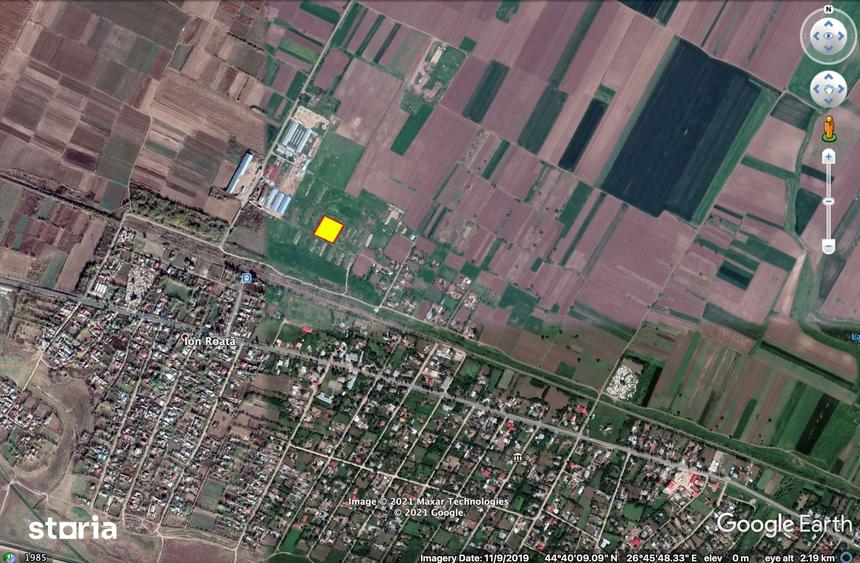 Teren de 4500 mp, în Ion Roată