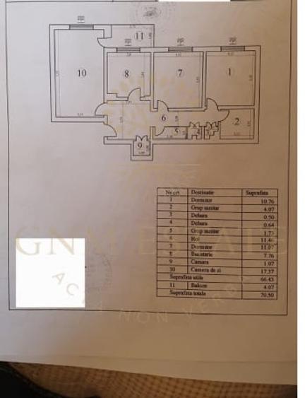 Apartament cu 3 camere decomandat, mobilat în Apărătorii Patriei