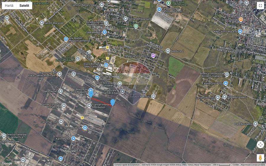 Teren Construcții intravilan de 6000 mp, în Exterior Nord
