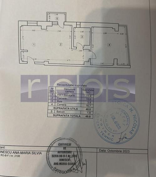 Apartament cu 2 camere semidecomandat în Sebastian
