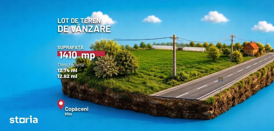 Teren de 705 mp, în Chitila