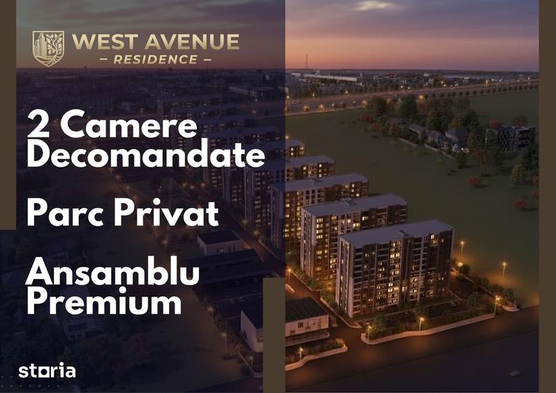 2 camere decomandat - Parc privat 6.000 mp | 2 km Militari - 9