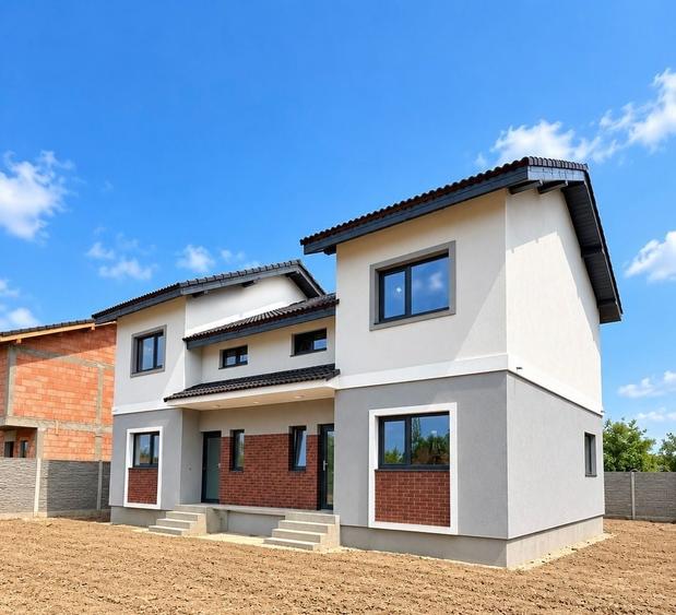Duplex cu 3 camere cu Canalizare în Moșnița Nouă
