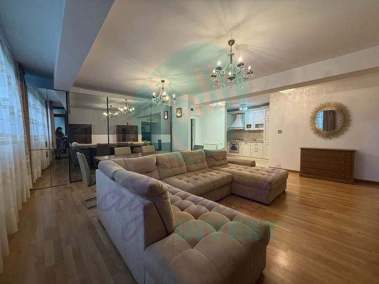 Apartament cu 3 camere semidecomandat, mobilat în Kiseleff