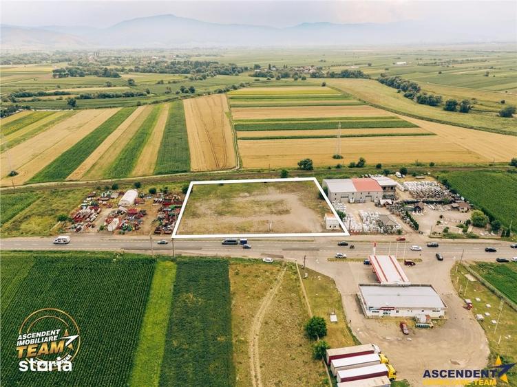 7.000 mp teren industrial premium la DN11, acces TIR, post trafo, Bras - 4