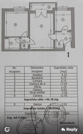 Apartament cu 2 camere semidecomandat în Theodor Pallady