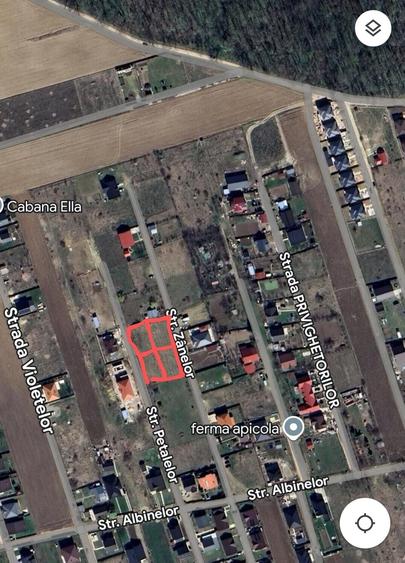 Teren Construcții intravilan de 612 mp, în Miroslava