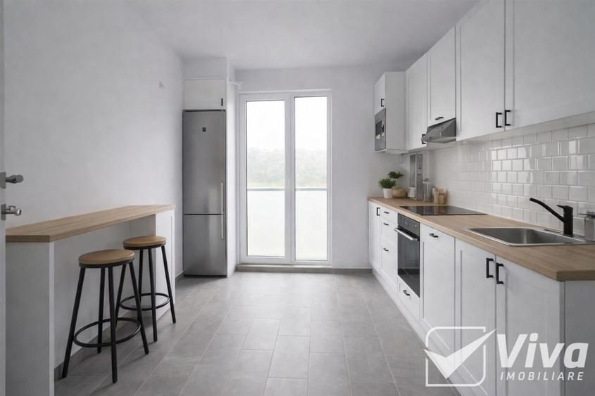 Apartament cu 2 camere semidecomandat în Păcurari