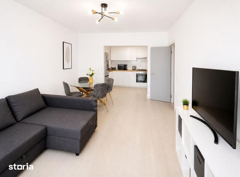 Apartament cu 2 camere decomandat, mobilat în Central