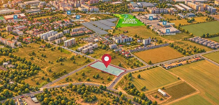 Teren Construcții intravilan de 10000 mp, în Berceni