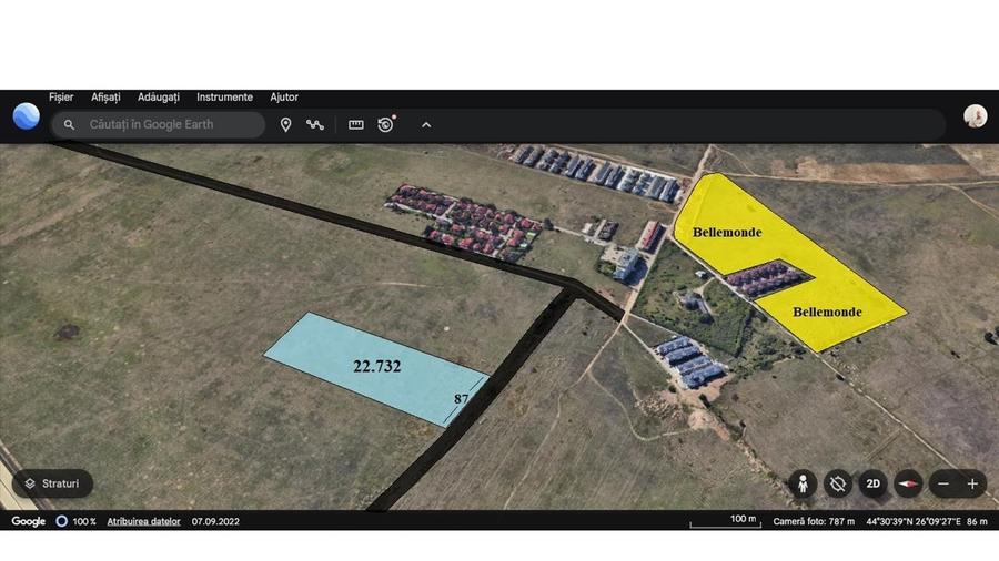 Teren Construcții intravilan de 22732 mp, în Pipera