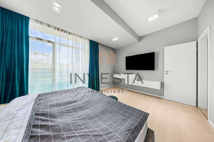 Penthouse cu 4 camere semidecomandat, mobilat în Gheorgheni