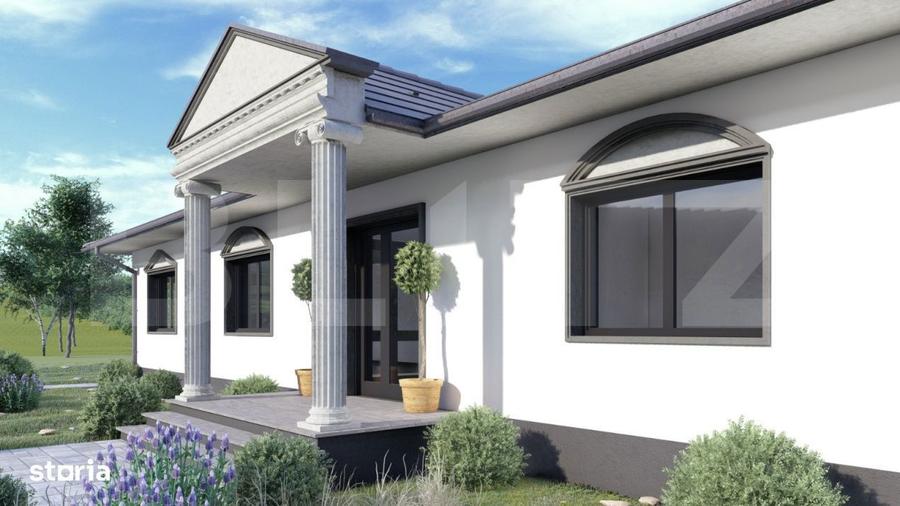 Casă cu 2 camere cu Teren 854 Mp în Central