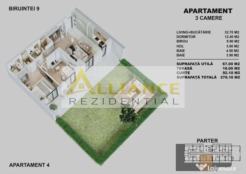 ???? APARTAMENTE NOI LA PARTER - CURTE PROPRIE - Popesti Leordeni (Bucuresti-Ilfov) - 2