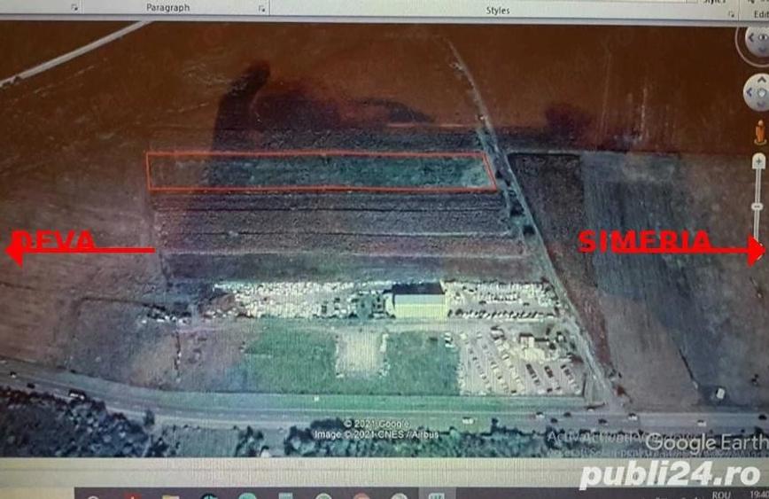 Teren de 7200 mp, în Central