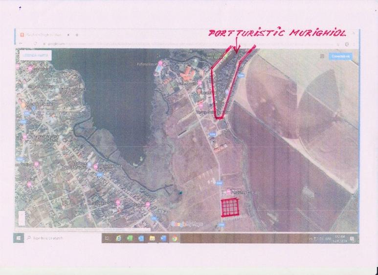 Teren Construcții intravilan de 2000 mp, în Murighiol
