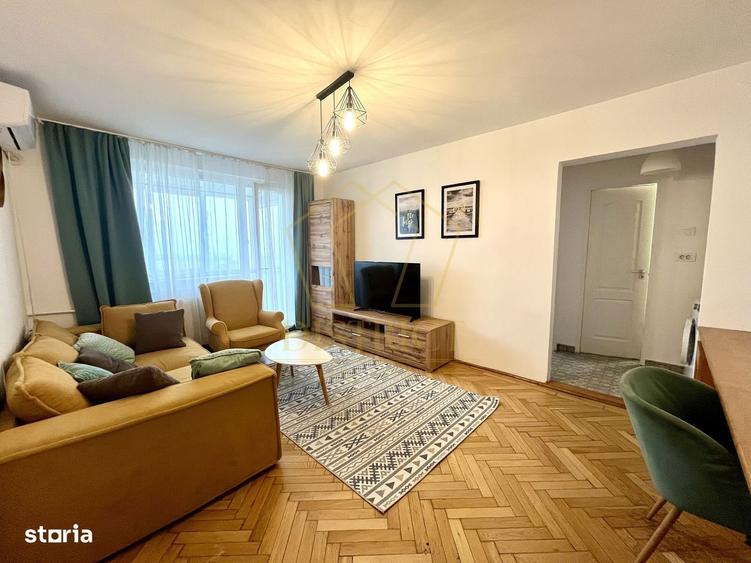 Apartament cu 2 camere semidecomandat, mobilat în Iosefin