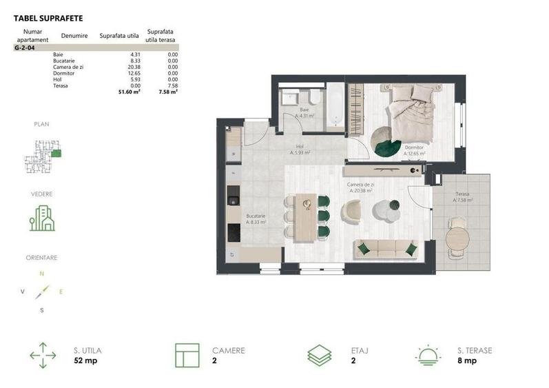 De vanzare apartament in zona de Nord - Comision 0% - 19