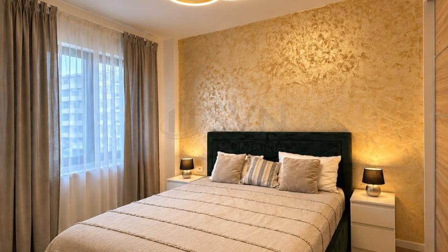 Apartament cu 2 camere semidecomandat, mobilat în Nord