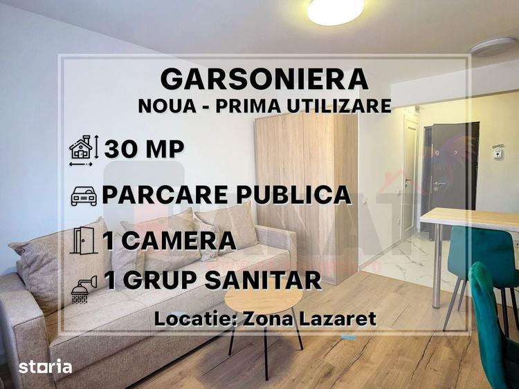 RO/EN Garsoniera noua de inchiriat, Lazaret, mobilata & utilata |VIDEO - 1
