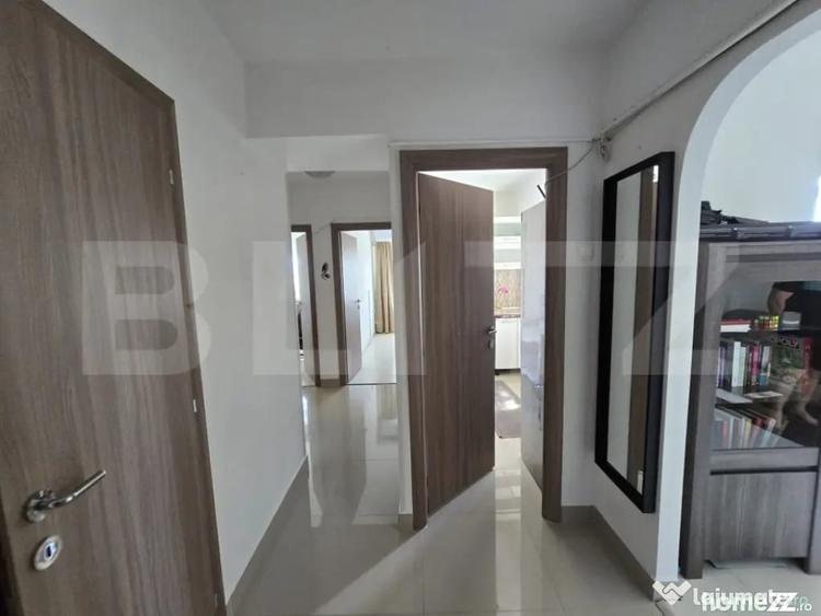 Apartament 3 camere, bloc PP, 62 mp, renovat, mobilat, zona - 13
