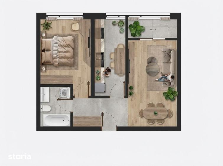 2 camere decomandat | langa Militari Shopping | Direct dezvoltator - 3