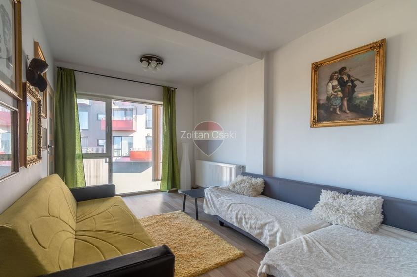 Apartament cu 1.5 camere de vanzare, 40 mp + terasa 12mp, Parcare