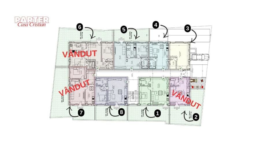 Apartament cu 2 camere decomandat în Mangalia