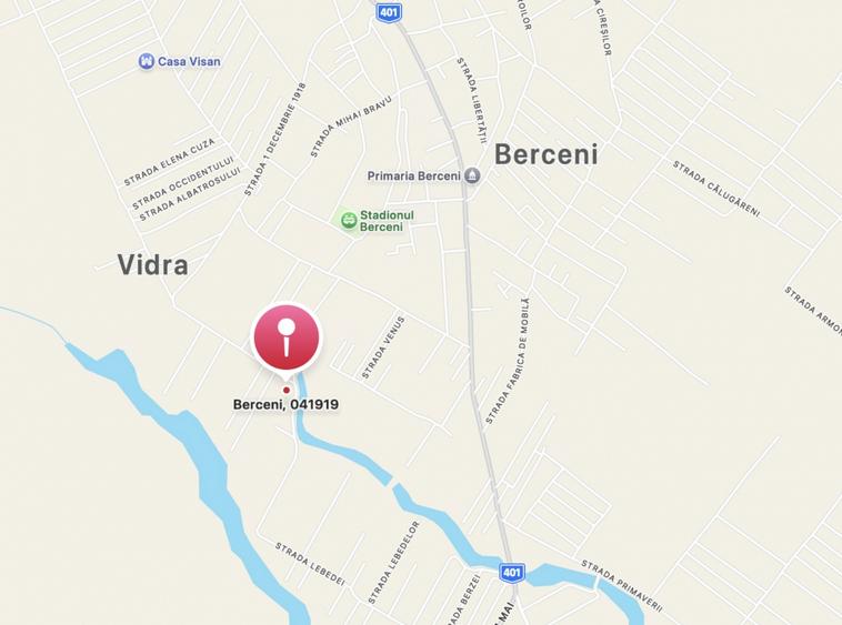 Teren Construcții intravilan de 303 mp, în Berceni