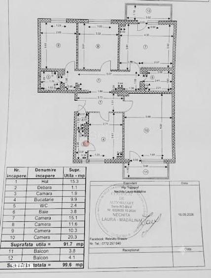 Apartament cu 4 camere în Dârste
