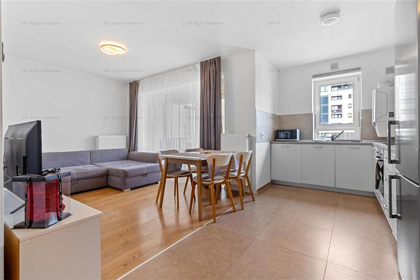 Apartament cu 2 camere decomandat, mobilat în Tractorul