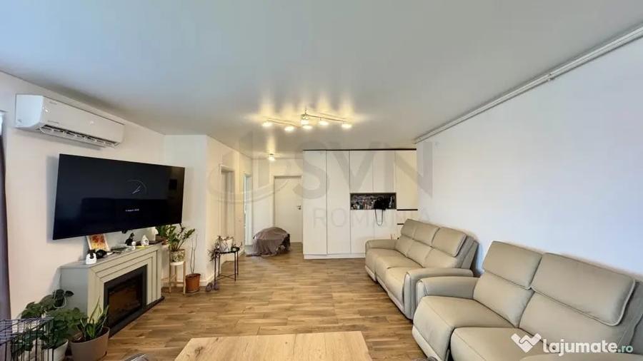 Apartament cu 4 camere semidecomandat în Viilor
