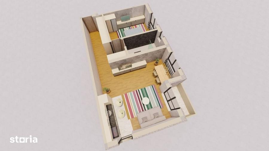 Apartament cu 2 camere în Sânandrei