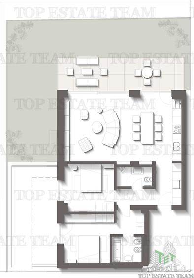 Apartament cu 3 camere în Central