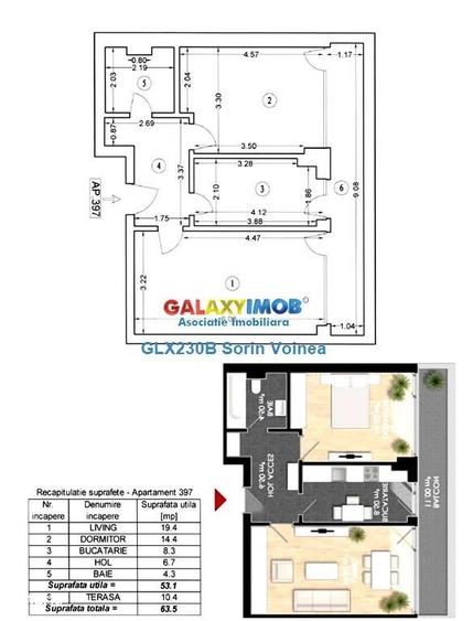 Apartament cu 2 camere decomandat în Străulești