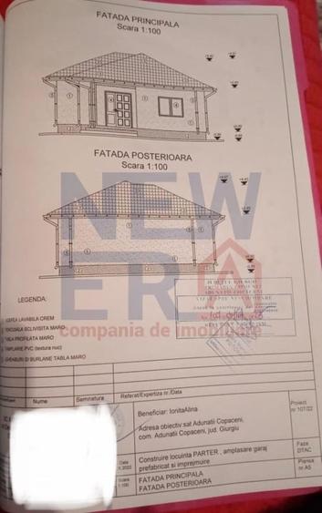 Teren Construcții intravilan de 400 mp, în Adunații-Copăceni
