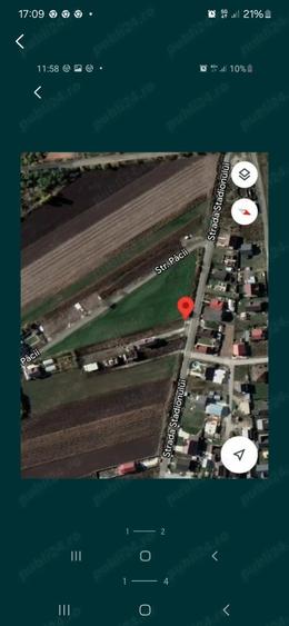 Teren de 1200 mp, în Vest
