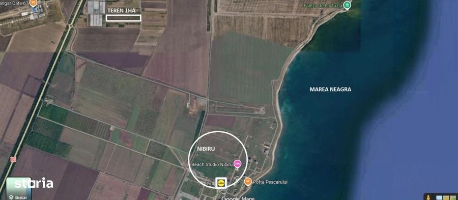 Investitie ,teren 1 Ha Tuzla lipit de intravilan , zona sere - 2