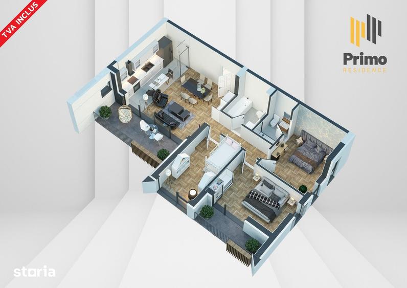 Apartament cu 4 camere în Inel II