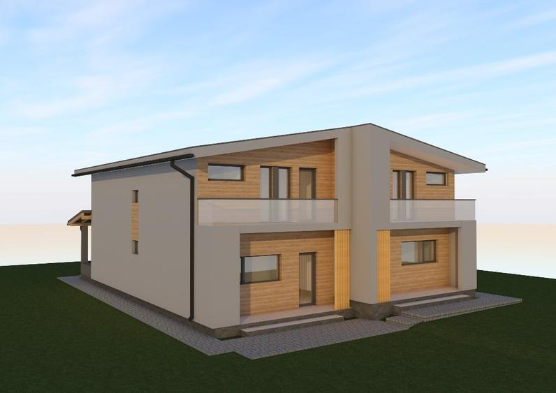 Duplex cu 3 camere cu Canalizare în Exterior Sud