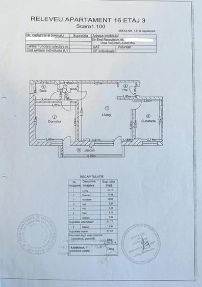 Apartament cu 2 camere semidecomandat, mobilat în Pipera