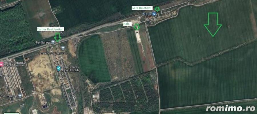 Otopeni Gara Balotesti teren 23.300 mp cu o deschidere de 50 metri - 3