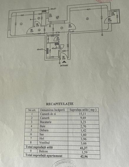 Apartament cu 2 camere decomandat în Dorobanți