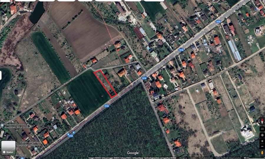 Teren Construcții intravilan de 1700 mp, în Vlădiceasca