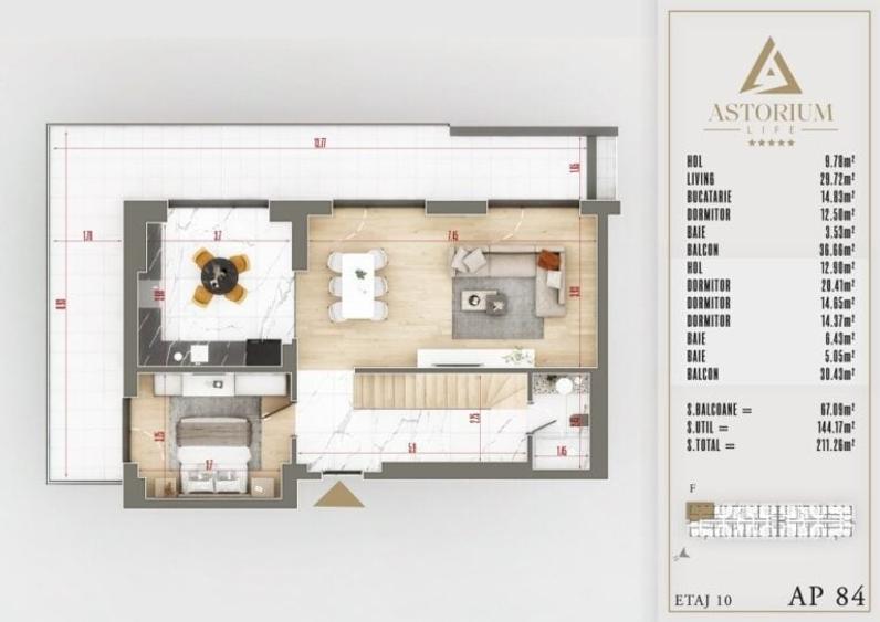 Apartament 5 Camere Moderne în Complex Rezidențial de Lux | Comision 0% - 3