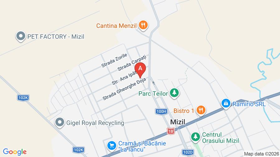 Casă individuală cu 4 camere cu Teren 500 Mp în Central