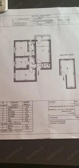 Apartament cu 3 camere decomandat în Traian