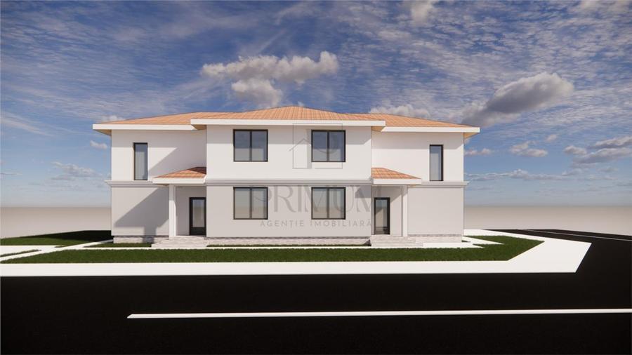 Duplex cu 4 camere cu Canalizare în Moșnița Nouă