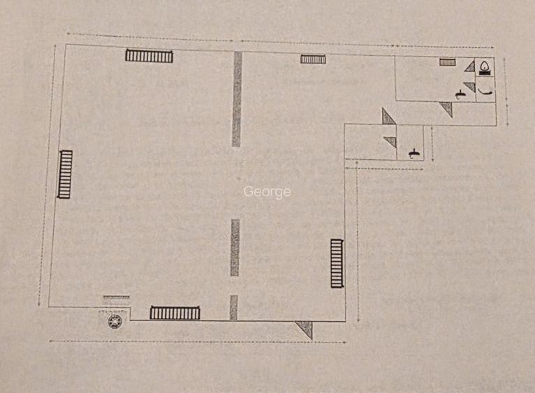 Proprietar inchiriez spatiu comercial Floreasca 145mp utili+ terasa 20mp +magazie 15mp